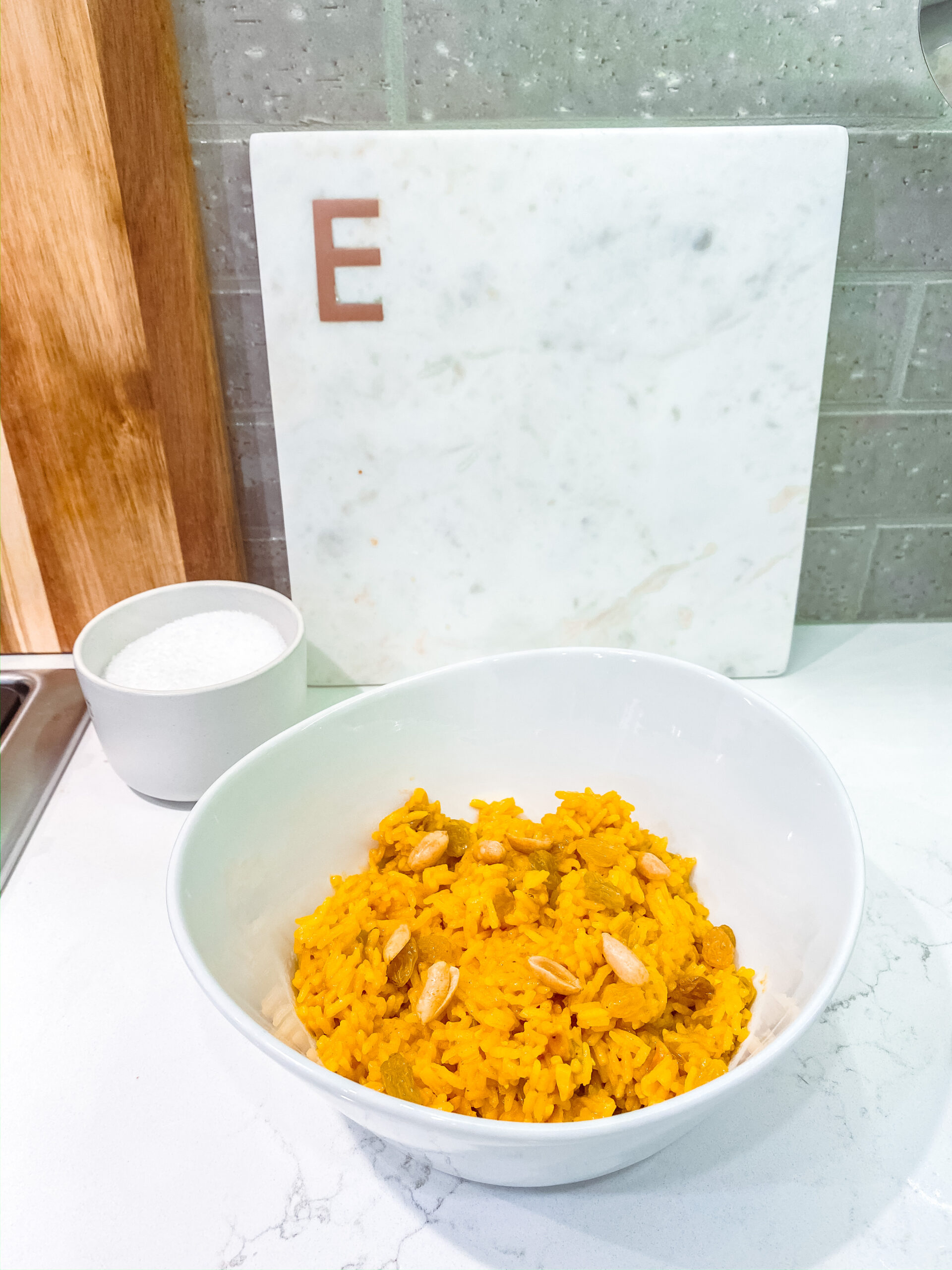 Indian Turmeric Rice with Golden Raisins Life At Casa