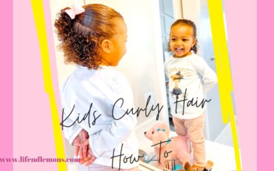 Easy Hair Do for Kids with Curly Hair
