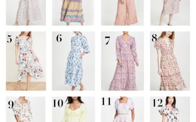 How I shop with a fixed monthly budget & fave spring dresses 2020