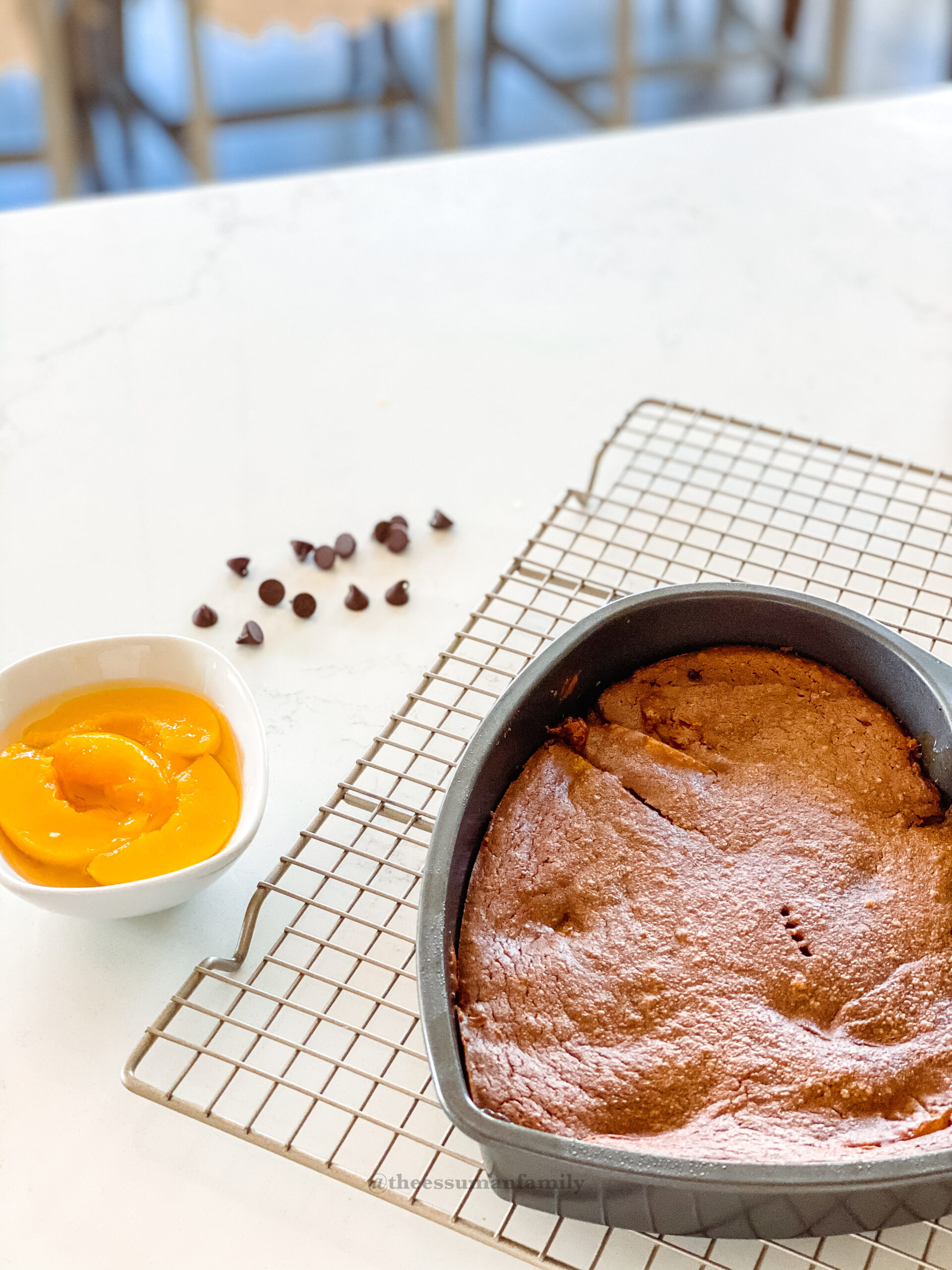 amaretto peach chocolate cake recipe