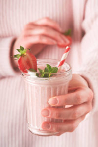 Recipe for strawberry smoothie